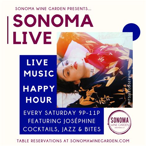Sonoma County Live Music Calendar